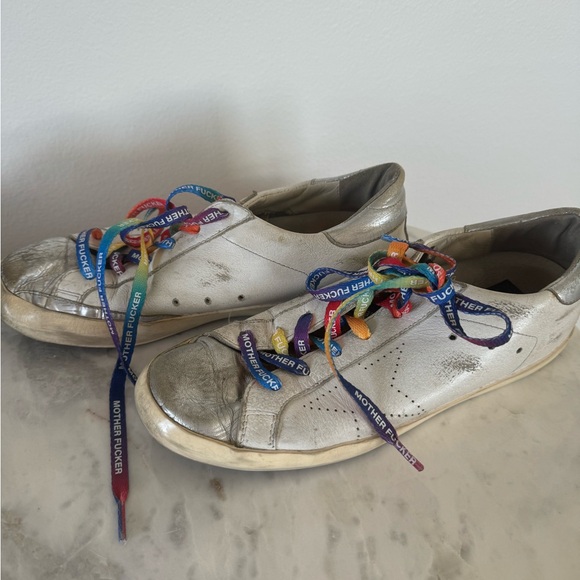 Preloved Golden Goose Metallic Sneakers - Picture 5 of 13